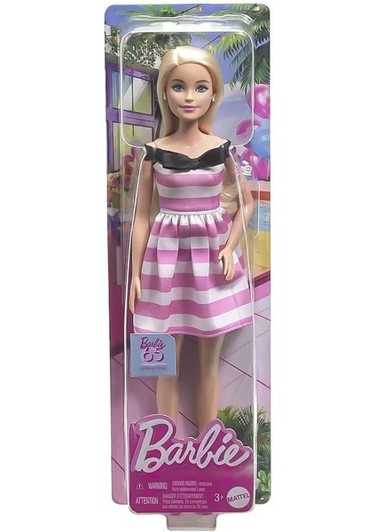 HTH66 Barbie 65.yıl Özel Pembe Elbiseli Bebek modelleri