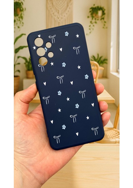 Samsung Galaxy A32-MİNİ Fiyonkdesenli Silikon Darbe Emici Klasik Korumalı Rubber Kılıf