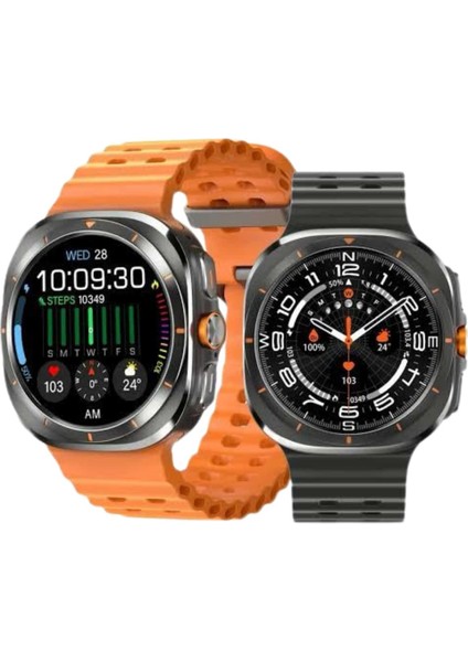 Akıllı Saat Unısex Zarif Görünümlü Titanyum Kasa Amoled Ekran Müzik Dinleme - N576J757-M765 fırsatları