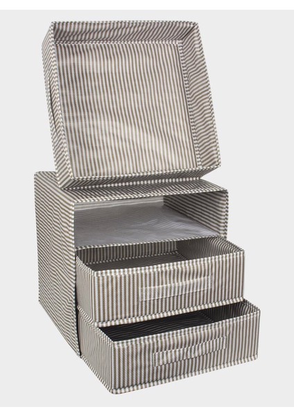 3 Bölmeli Çekmece , Çok Amaçlı Organizer - Çorap Çamaşır Organizer - Masa Üstü Düzenleyici ( Lisinya ) modelleri