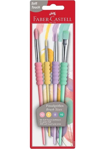 Faber-Castell Soft Touch Fırça Pastel 4 Çeşit 48 16 20