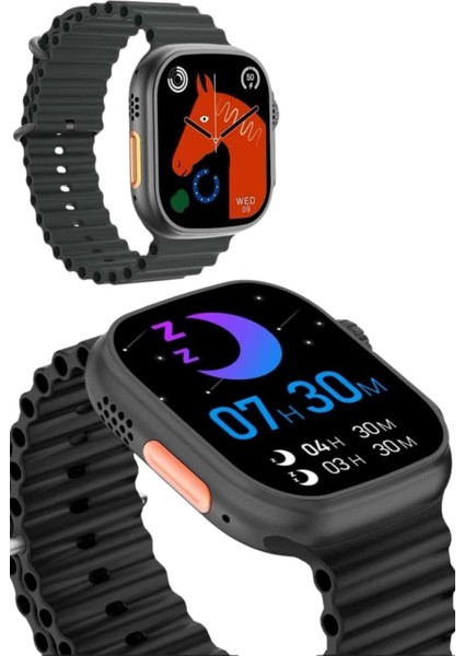 Ultra Akıllı Saat 49 mm Çift Kordonlu Arama Cevaplama Bluetooth Bağlantılı - N550J814-M57550 modelleri