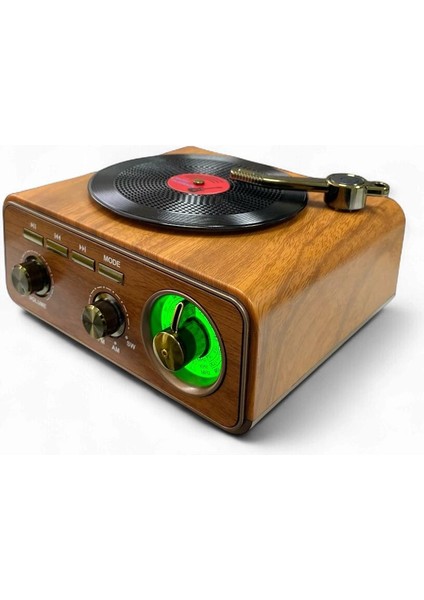 SP-424 Usb-Sd-Fm-Bluetooth Destekli Şarjlı Nostaljik Retro Radyo - Açık Kahverengi fırsatları