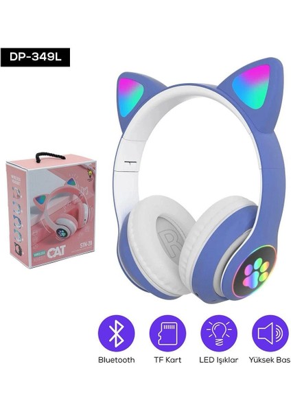 Kedi Figurlu Kulaklık - Lisinya fiyatları