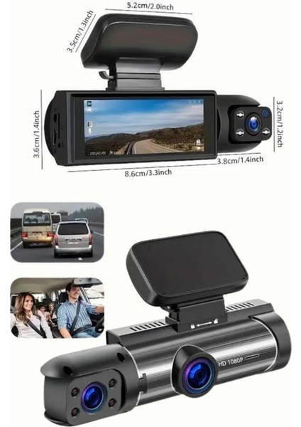 Çift Kameralı Araç Kamerası Ön ve Arka Kameralı - M670R095-K85670 modelleri