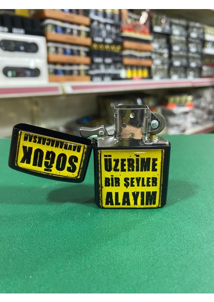 Soğuk Davranacaksan Yazılı Benzinli Çakmak fiyatları