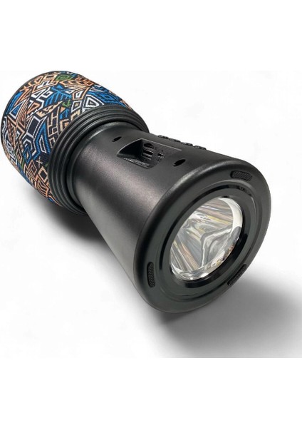 SP-601 El Fenerli Taşınabilir Solar Şarjlı Bluetooth Fm Radyo Desenli Hoparlör indirimleri