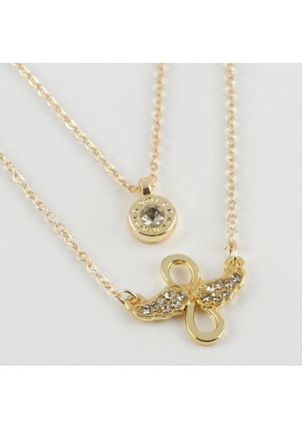 Sonsuzluk Kanat Figürlü Yeni Sezon Ikili Kolye