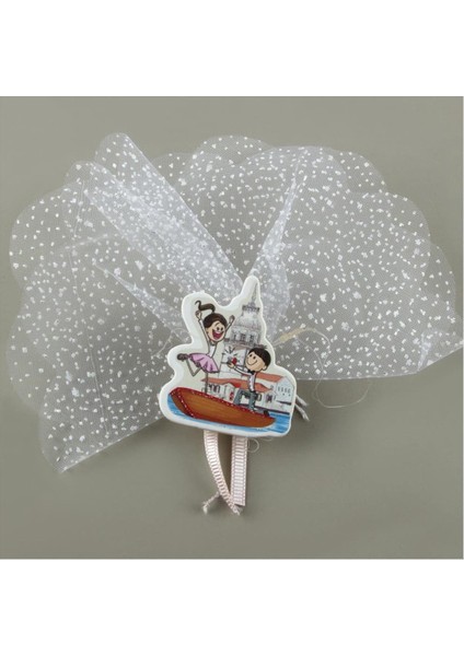 Kız Kulesi Figürlü Dolap Süsü