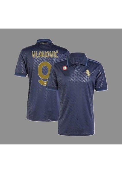 Vlahovic 2024-25 Yeni Sezonu Juventus Yetişkin Alternatif Forması Forması modelleri
