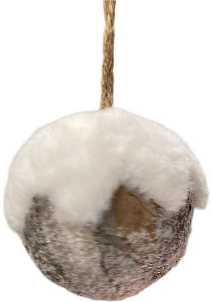 1 Adet Karlı Lüks Yılbaşı Ağacı Ithal Süs 11,5 cm fiyatları