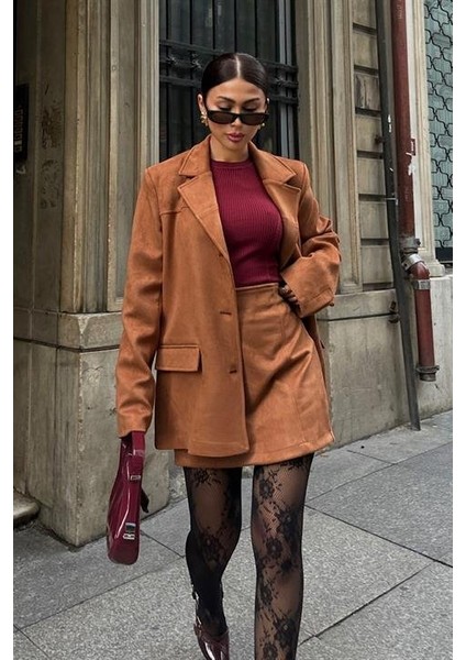 Mini Etekli Süet Takım 9935 fiyatları