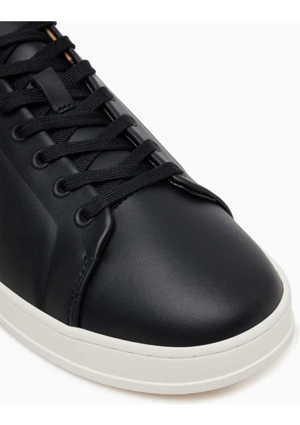 Lastik Bağcıklı Yama Topuklu Erkek Sneaker