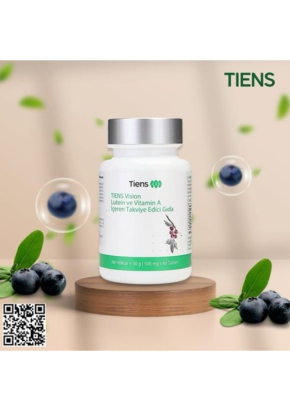 Vision Lutein ve Vitamin A Içeren Takviye Edici Gıda Tsd