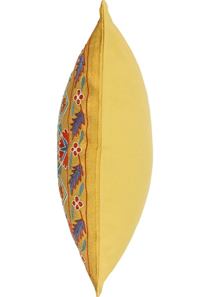 Ravina Çiçek Desenli Suzani Kırlent 50X50 cm