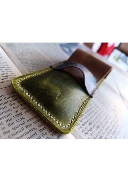 Crazy Gerçek Deri Özel Kalemleriniz Için Kalemlik ( 3*4 Kalem Için ) 28 cm \ 8 cm Büyük Boy Nlu6