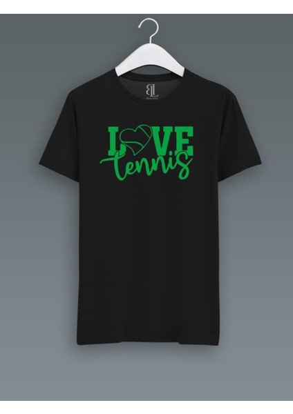 Love Tennis Yeşil Logo T-Shirt