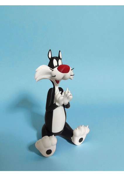 Sylvester Kedi Figürü & Heykeli | Looney Tunes Karakteri Koleksiyonluk Dekoratif Biblo