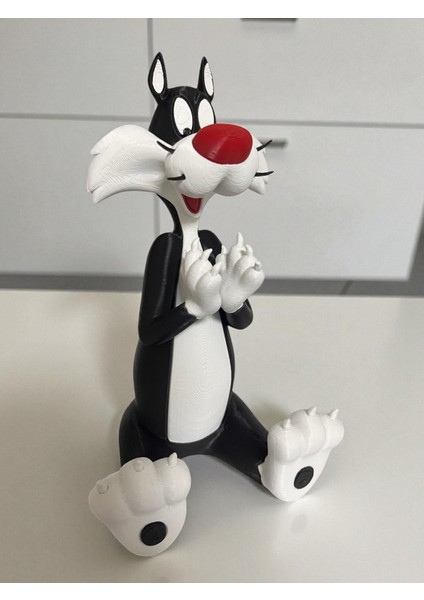 Sylvester Kedi Figürü & Heykeli | Looney Tunes Karakteri Koleksiyonluk Dekoratif Biblo modelleri