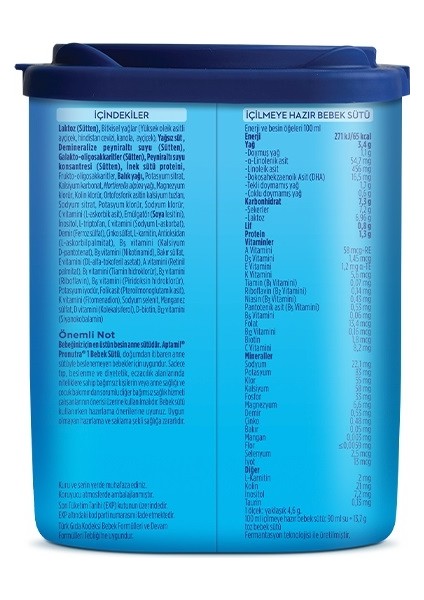 Bebek Sütü Maması No1 0-6 Ay 350 gr modelleri