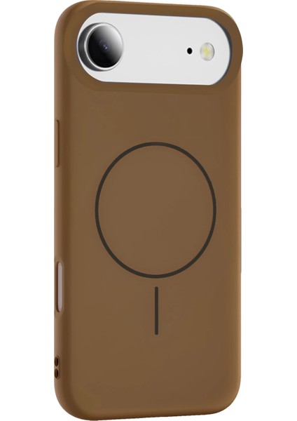 Apple iPhone 17 Air Jully Magsafe Kapak - Kahverengi