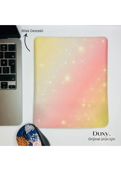 Renkli Bilek Destekli Mouse Pad, Kaymaz Taban, Ev Ofis ve Oyun Için Rahat ve Yumuşak Mousepad fiyatları