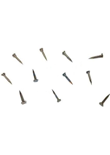 Klips, Menteşe, Ayağı Çivisi 9mm Çelik - Nikel 100gr