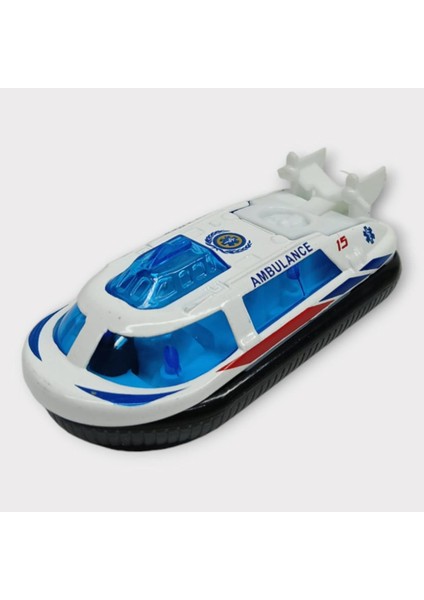 Küçük Metal Sağlık Hizmetleri Araçları 7 cm - Bot (Lisinya)