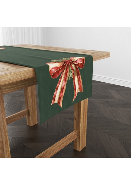 Dijital Baskılı Runner - Yılbaşı / Christmas Desenli - 140X40 cm fırsatları