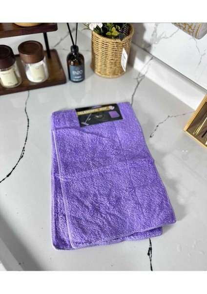 Mor 3’lü Çok Amaçlı Mikrofiber Temizlik Bezi Paketi – Yüksek Emici ve Dayanıklı