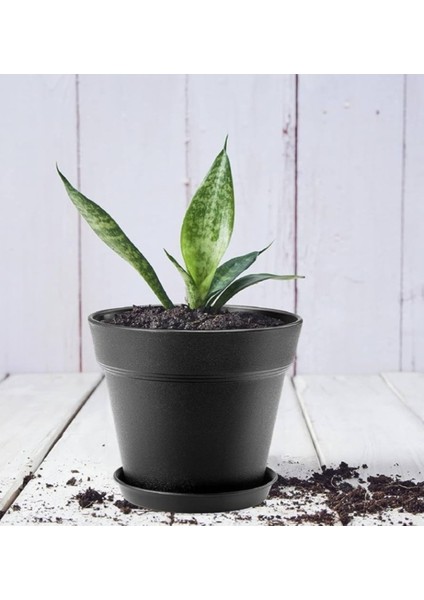 Yalı Saksı 2'li Set – 23X22 cm (6 Litre) & 19X17 cm (3 Litre) Dayanıklı Plastik Saksı fiyatları