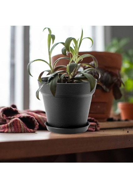 Yalı Saksı 2'li Set – 23X22 cm (6 Litre) & 19X17 cm (3 Litre) Dayanıklı Plastik Saksı fırsatları