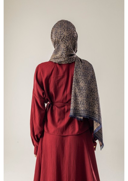 Moonshadow Desenli Dokuma Pamuk Şal modelleri