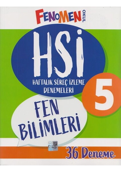 Fenomen 5. Sınıf Fen Bilimleri HSİ Haftalık Süreç İzleme Denemele