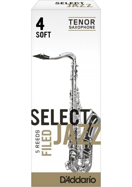 D'addario Woodwinds Select Jazz Tenor Saksafon Kamışı No:4 Soft