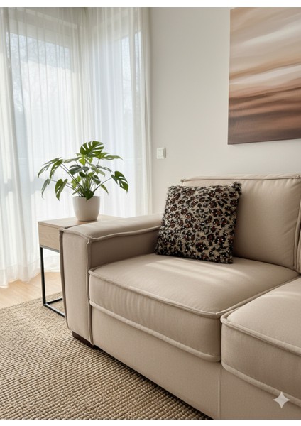 Leopar Desenli Pul Detaylı Dekoratif Kırlent modelleri