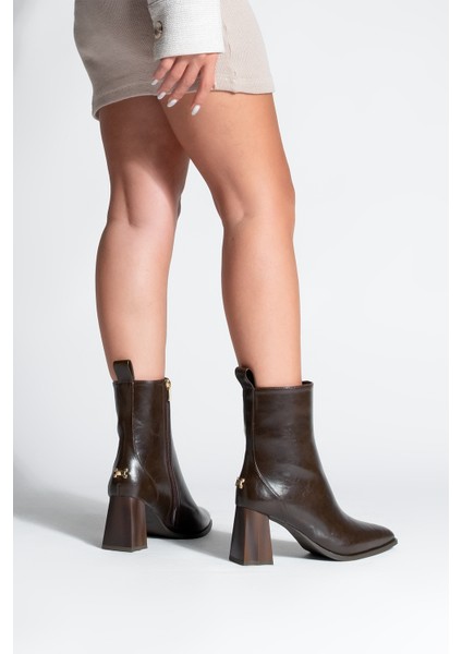 Kadın Sivri Burun Kalın Ökçe Topuklu Bot Esvon fırsatları