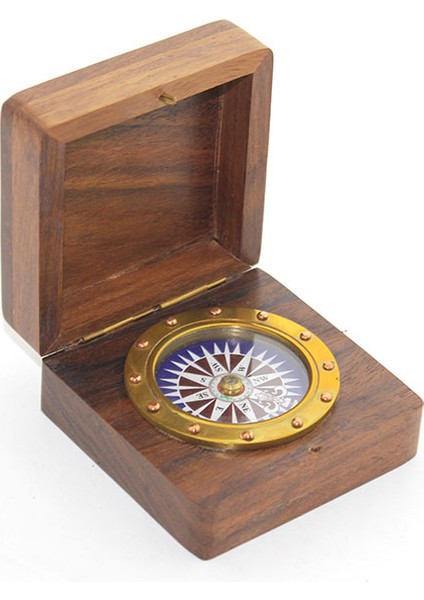 Kutulu Pirinç Pusula Model 2