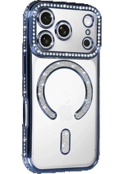 CPT16 Apple iPhone 17 Pro Joke Simli Magneticsafe Kılıf - Mavi fiyatları