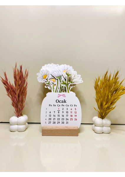 2026 Masa Takvimi Papatyalı Masa Takvimi Takvim indirimleri