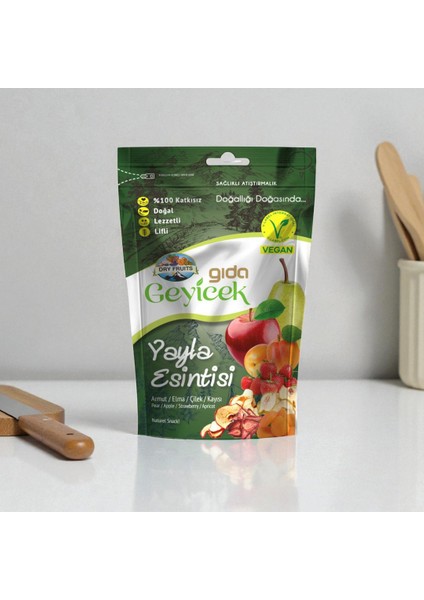 Yayla Esintisi Kurutulmuş Meyveler (Armut/elma/çilek/kayısı) 50 gr