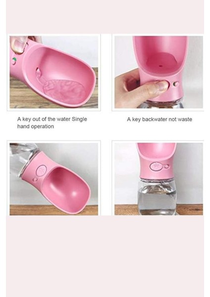 Taşınabilir Köpek Su Şişesi – Dökülme Önleyici Kapaklı, Saplı Seyahat Dostu Evcil Hayvan Su Kabı, Karışık Renk (Stok Durumuna Göre) indirimleri