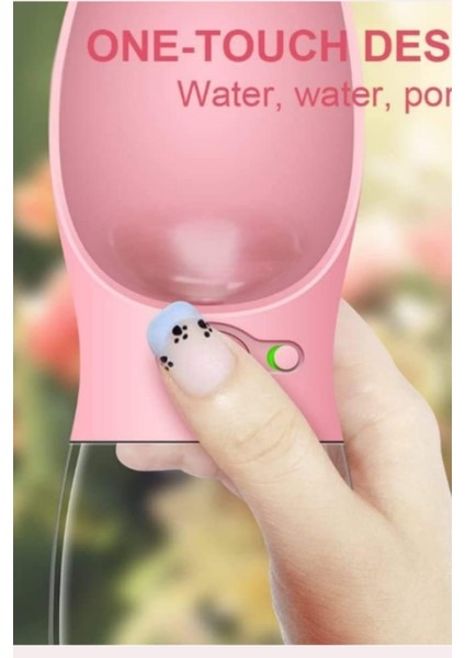 Taşınabilir Köpek Su Şişesi – Dökülme Önleyici Kapaklı, Saplı Seyahat Dostu Evcil Hayvan Su Kabı, Karışık Renk (Stok Durumuna Göre)