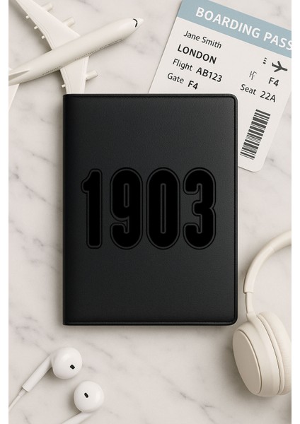 Tüm Ülke Pasaportları Için Siyah Vinleks Deri Pasaport Kılıfı Kabı 1903