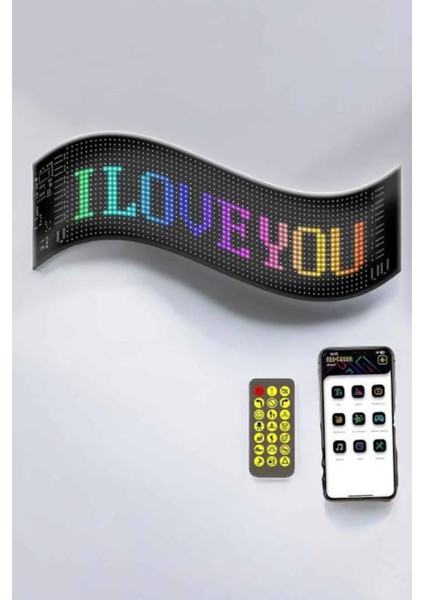 Otomobil Uyumlu LED Matrix Dijital Ekran Bluetooth Bağlantılı fırsatları