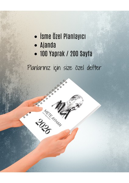 Öğretmenler Gününe Özel Isme Özel Ajanda Planlayıcı ve Kupa Bardak Seti modelleri