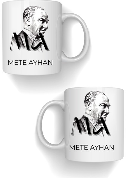 Öğretmenler Gününe Özel Isme Özel Ajanda Planlayıcı ve Kupa Bardak Seti