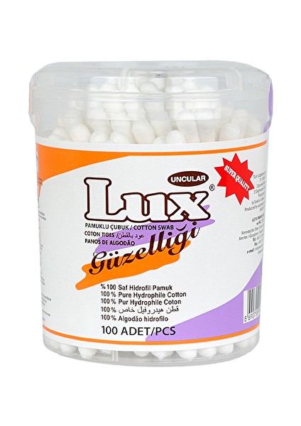 3 Adet Lux Kulak Çubuğu 100'LÜ