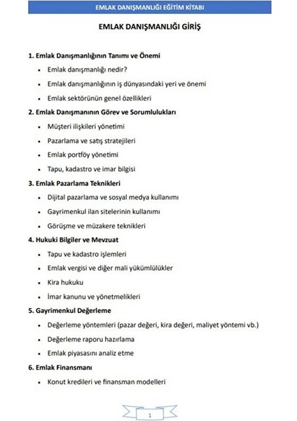 Emlak Danışmanlığı Sınav Hazırlık Kitabı fiyatları