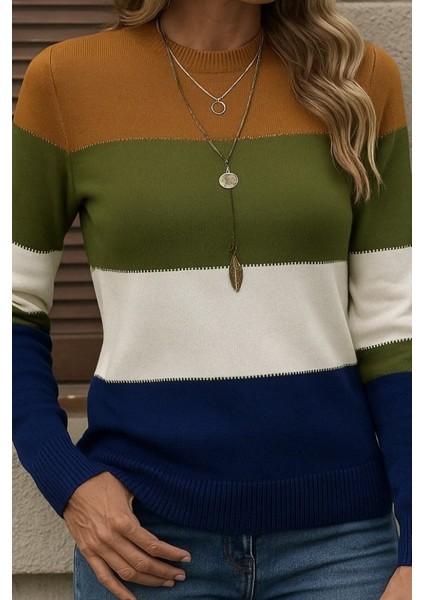 Kadın Uzun Kollu Yarı Balıkçı Yaka Triko Kazak fiyatları